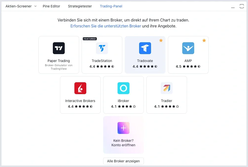 Derproptrader Tradingview Broker