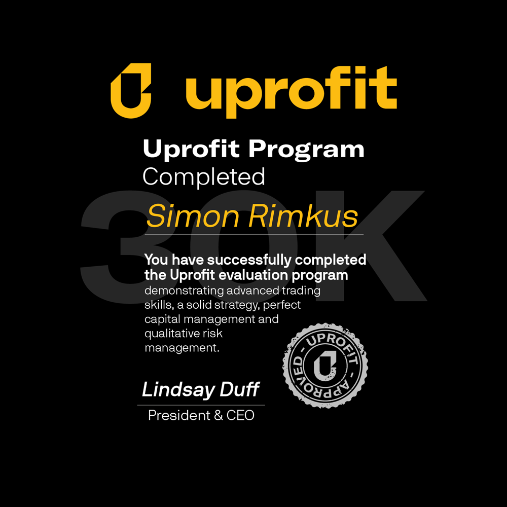 UProfit 30k Simon Rimkus Zertifikat